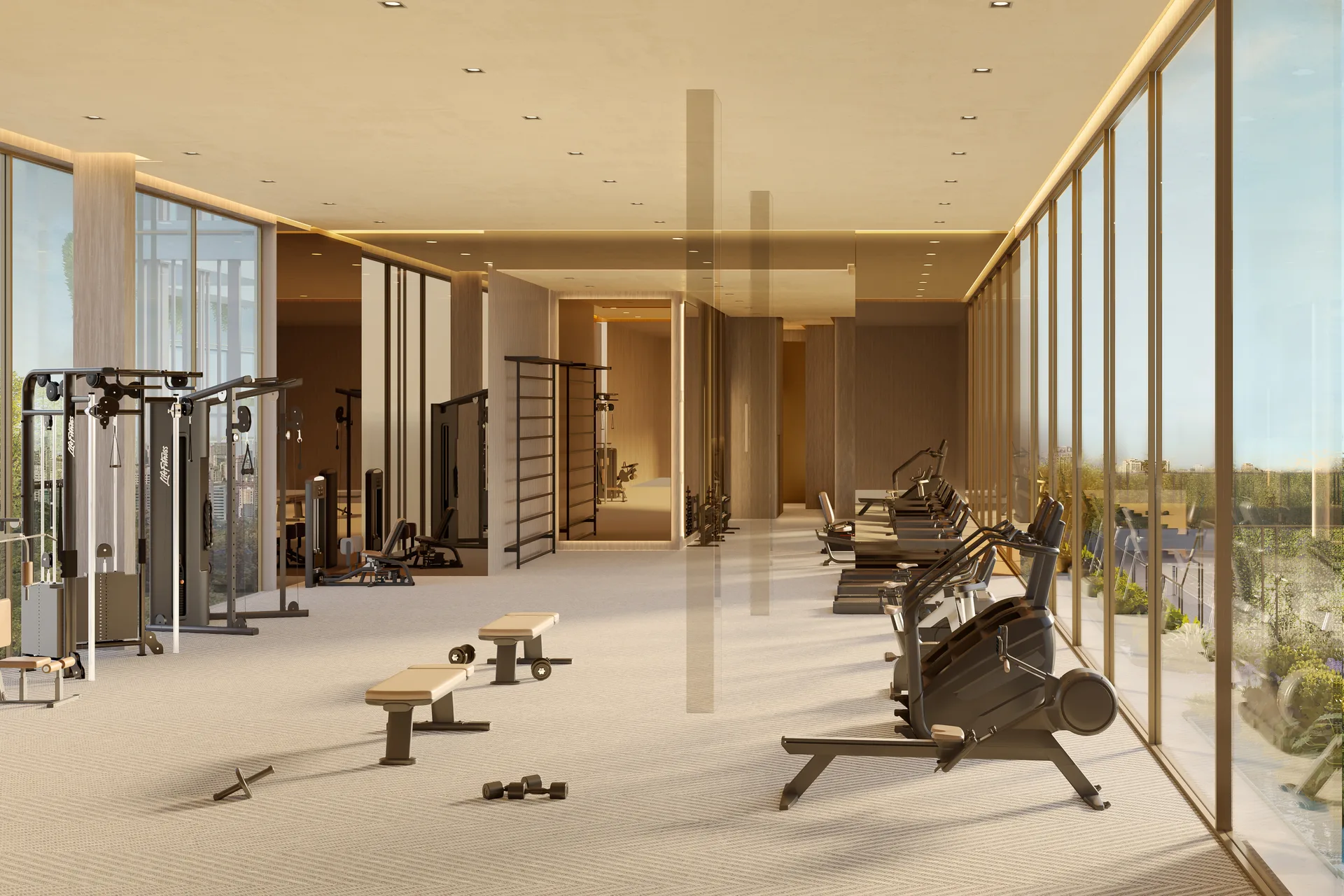 Fitness panorâmico