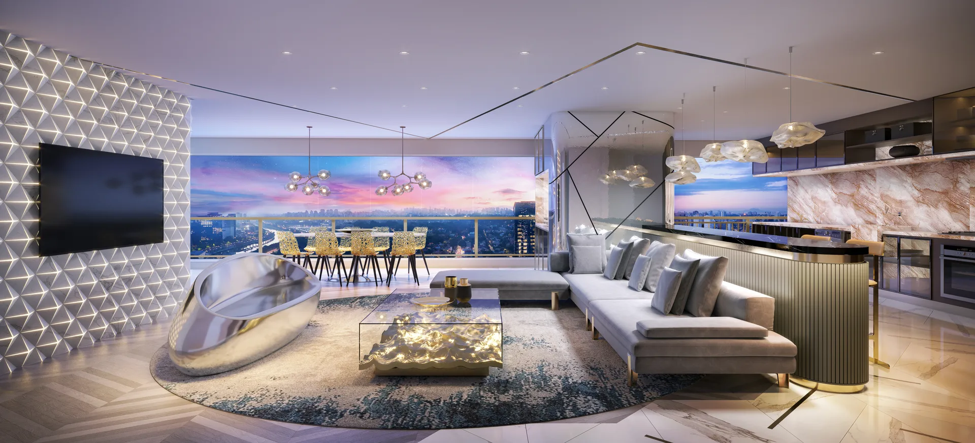 Apartamento de 114 m² — Mandarim The Legend